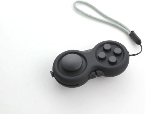 WeFidget Fidget Pad - 9 Fidget Features, Perfect For Skin Pickers, ADD, ADHD, Anxiety and Stress Relief, Black Edition in Kuwait