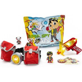 RYAN'S WORLD - Amazon Exclusive – Ultimate Accessory for Your Secret Agent – Wearable, Light up Spy Belt – 2 Super Spy Themed Mystery Figures in Kuwait