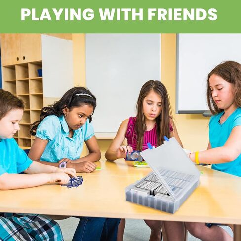 ALKOO 2200+ Large Trading Card Storage Box Case Holder for Kids Against Maturity, C.A.H MTG Deck Organizer for Cards Against Humanity/for Magic The Gathering Sports Cards& Expansions in Kuwait