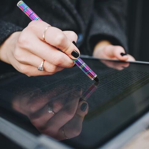 Magnetic Pen,Decompression Magnet Metal Pen,Fidget Pen with 13 Magnetic Rings,Creative Toy Pen Can Write,Intellectual Learning and Stress Reduction Gifts for Family or Friends.（Golden） in Saudi Arabia