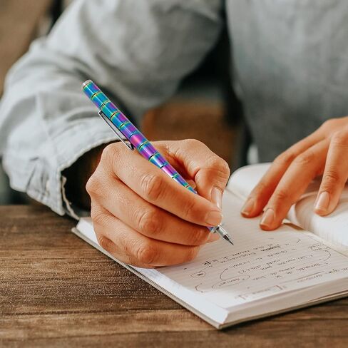 Magnetic Pen,Decompression Magnet Metal Pen,Fidget Pen with 13 Magnetic Rings,Creative Toy Pen Can Write,Intellectual Learning and Stress Reduction Gifts for Family or Friends.（Golden） in Saudi Arabia