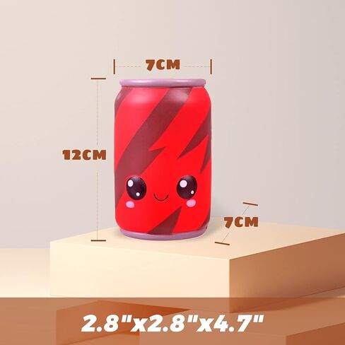 Anboor 4.8 "لعبة السكويشات الزرقاء يمكن Kawaii لعبة لينة بطيئة الارتفاع ضغط الغذاء اسفنجي الإجهاد الإغاثة للطفل ألعاب جنسية in Kuwait