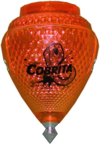 4 Pack Mini Cobra Durable Plastic Spin Tops & Metal Tip Made in Mexico - Trompo Mexicano COBRITA Plástico Durable & Punta de Metal (Pack of 4 Assorted Colors) in Saudi Arabia