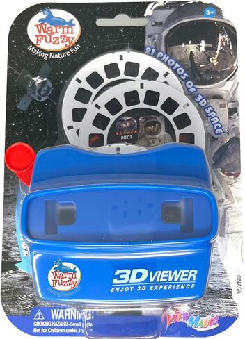 WARM FUZZY Toys 3D Viewfinder (Alligator) - Viewfinder for Kids & Adults, Classic Toys, Slide Viewer, 3D Reel Viewer, Retro Toys, Vintage Toys with 3 Reels - Contains 21 High Definition 3D Images in Saudi Arabia
