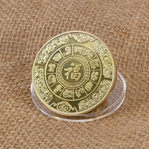 حظا سعيدا لك عملة كوي الأسماك الصينية محظوظ عملة الكارب الملونة التميمة التحدي عملة لخدش تذاكر اليانصيب in Kuwait