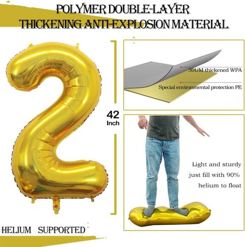 GOER 42 Inch 2025 Silver Foil Number Balloons for 2025 New Year Eve Festival Party Supplies Graduation Decorations in Saudi Arabia
