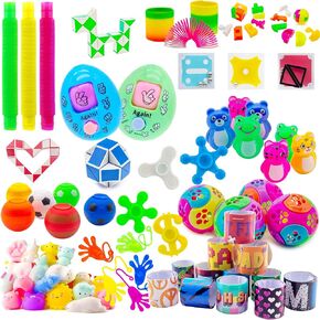 50 عبوة من هدايا الحفلات للأطفال، ألعاب صندوق الكنز للفصول الدراسية، ألعاب هدايا عيد الميلاد، ألعاب صندوق الكنز، جوائز الكرنفال، بيناتا ستفرس، حشو حقائب جودي للأولاد والبنات من سن 4 إلى 12 سنة in Kuwait