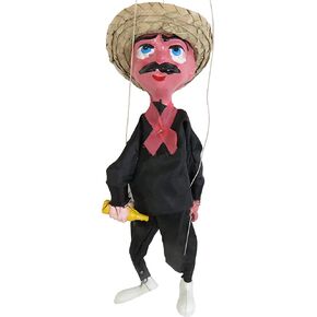 Mexican String Puppet Marionette Titere Borrachito in Kuwait
