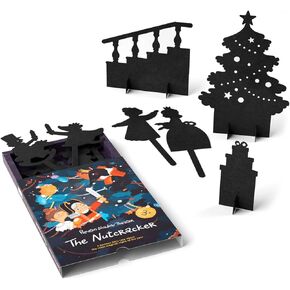 Shadow Theater - Little Monsters Shadow Puppets for Kids - Storytelling Kits for Shadow Puppet Show, Family Games for Kids - Papaton Shadow Theater Creative Game + Downloadable App, 3-6 Years
