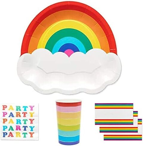 American Greetings Rainbow Party Supplies, Lunch Napkins (50-Count) in Saudi Arabia