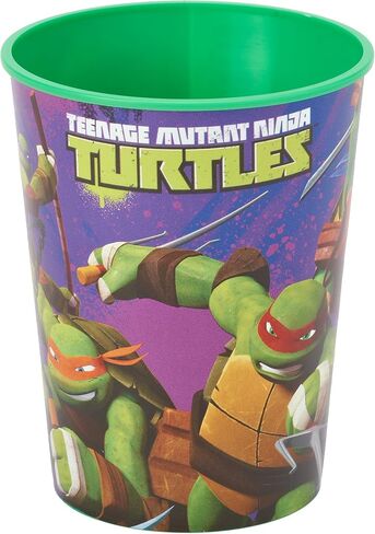 American Greetings Teenage Mutant Ninja Turtle (TMNT) Party Supplies, 16 oz. Reusable Plastic Party Cup (12-Count) in Saudi Arabia