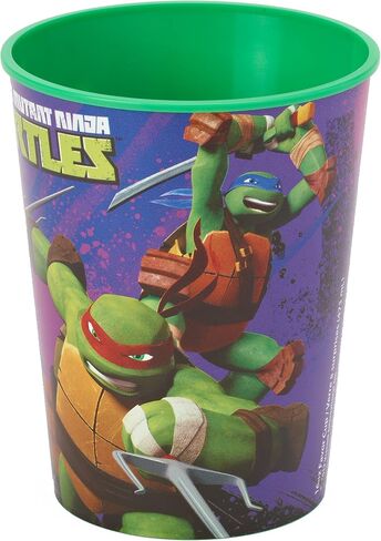 American Greetings Teenage Mutant Ninja Turtle (TMNT) Party Supplies, 16 oz. Reusable Plastic Party Cup (12-Count) in Saudi Arabia