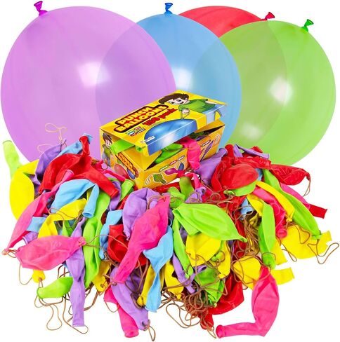 Giraffe 35 Pack 18" Large Thick Latex Neon Rubber Punch Balloons for Kids in Kuwait
