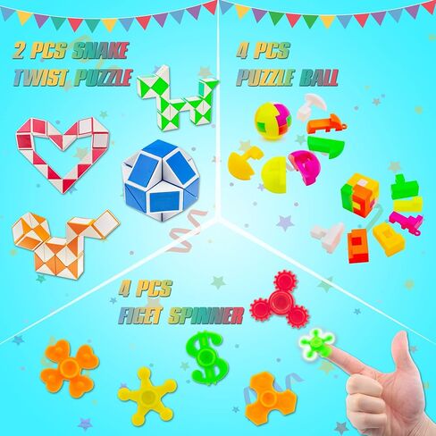 50 عبوة من هدايا الحفلات للأطفال، ألعاب صندوق الكنز للفصول الدراسية، ألعاب هدايا عيد الميلاد، ألعاب صندوق الكنز، جوائز الكرنفال، بيناتا ستفرس، حشو حقائب جودي للأولاد والبنات من سن 4 إلى 12 سنة in Kuwait