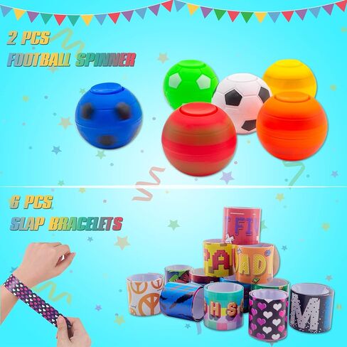 50 عبوة من هدايا الحفلات للأطفال، ألعاب صندوق الكنز للفصول الدراسية، ألعاب هدايا عيد الميلاد، ألعاب صندوق الكنز، جوائز الكرنفال، بيناتا ستفرس، حشو حقائب جودي للأولاد والبنات من سن 4 إلى 12 سنة in Kuwait