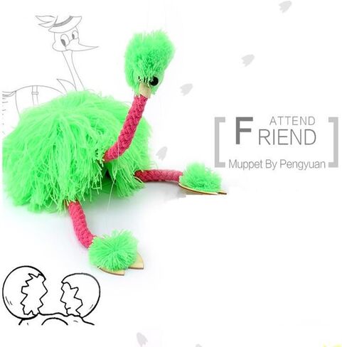 HOCHE Toy-Marionette Ostrich (Green) in Saudi Arabia