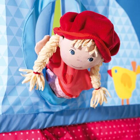HABA Doorway Puppet Theater - Space Saver with Adjustable Rod Fits in Most Doorways in Saudi Arabia
