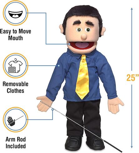 63.5 سم جورج ، بيتش أب / رجل أعمال ، كامل الجسم ، Ventriloquis in Saudi Arabia