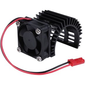 Hobbypark RC Brushless / Brushed 550 540 Motor Heatsink with Cooling Fan DC 5-6V for RC Crawler Car Truck Off Road Buggy Electric Engine in Saudi Arabia