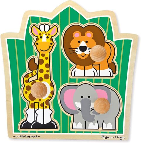 Melissa & Doug First Shapes Jumbo Knob Wooden Puzzle in Saudi Arabia