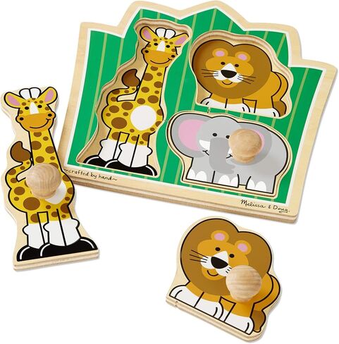 Melissa & Doug First Shapes Jumbo Knob Wooden Puzzle in Saudi Arabia