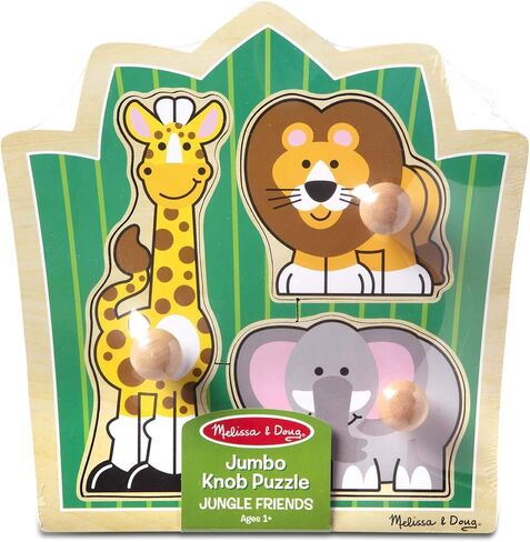 Melissa & Doug First Shapes Jumbo Knob Wooden Puzzle in Saudi Arabia