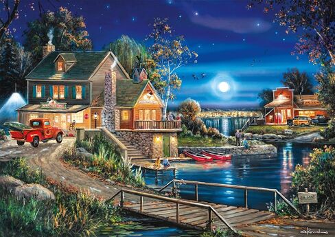 Buffalo Games - Days to Remember - Country Road - 500 Piece Jigsaw Puzzle Multicolor, 21.25"L X 15"W in Saudi Arabia