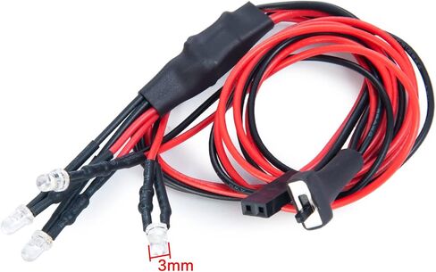مصابيح أمامية LED 1/24th من btdeal لأجزاء ترقية السيارة الزاحفة SCX24 المحورية AXI00001 C10 in Kuwait