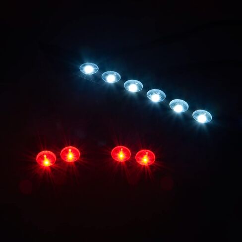 مجموعة مصابيح LED امامية وخلفية تعمل بجهاز تحكم عن بعد من ارفيوي لسيارات تي ار اكس سلاش 1/10 4×4 2wd VXL in Kuwait