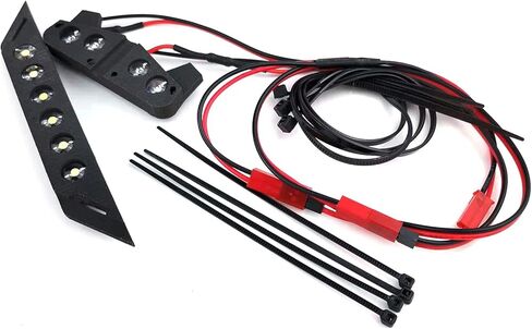 مجموعة مصابيح LED امامية وخلفية تعمل بجهاز تحكم عن بعد من ارفيوي لسيارات تي ار اكس سلاش 1/10 4×4 2wd VXL in Kuwait