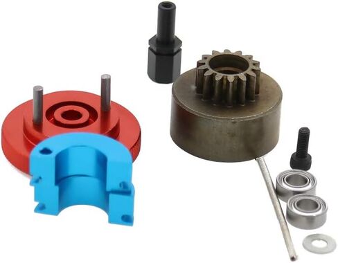 1/10 Nitro 15-18 Engine 14T RC Clutch Bell Bearings Springs Flywheel Kit 14 Tooth Teeth for HPI HSP Traxxas Axial Hobby Model Car in Saudi Arabia