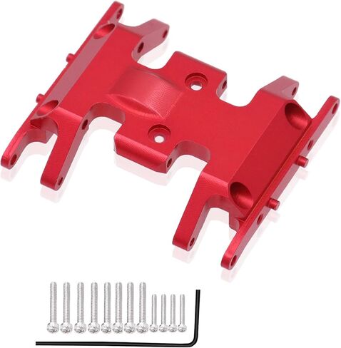 Aluminum Alloy Skid Plate for Axial SCX24 C10 AXI00001 Deadbolt AXI90081 (Red) in Kuwait