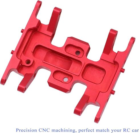 Aluminum Alloy Skid Plate for Axial SCX24 C10 AXI00001 Deadbolt AXI90081 (Red) in Kuwait