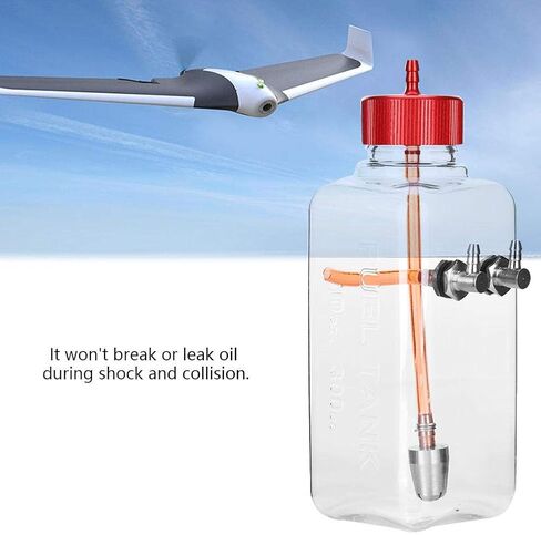 RC Fuel , 410ml Transparent Gas Oil for 30-40CC Remote Control Model Aircraft in Kuwait