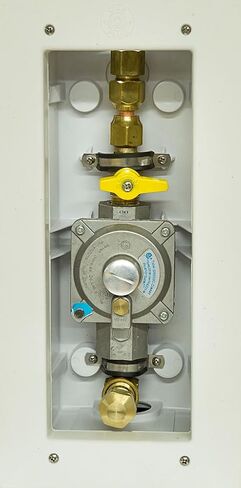 Burnaby Manufacturing Ltd VGP-INT-2#-250 قابس غاز داخلي متعدد الاستخدامات، أبيض in Saudi Arabia