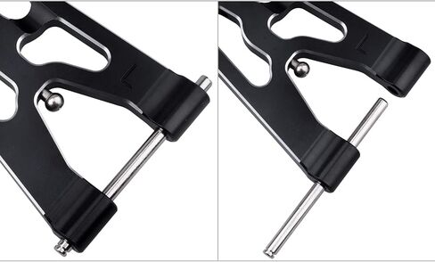 Aluminum Front Suspension Arms Set Upper and Lower for Losi Baja Rey Upgrades, Replaces LOS234004 (Red) in Saudi Arabia