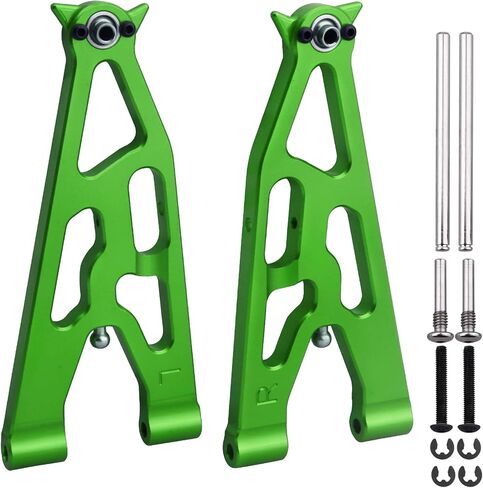 Aluminum Front Lower Suspension Arms Set for Losi Baja Rey Upgrades Parts (Black) in Kuwait