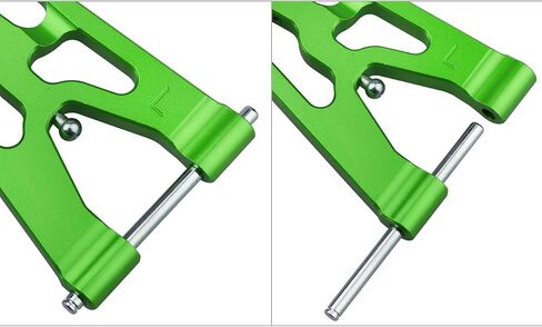 Aluminum Front Lower Suspension Arms Set for Losi Baja Rey Upgrades Parts (Black) in Kuwait