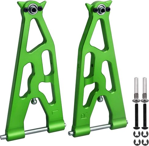 Aluminum Front Lower Suspension Arms Set for Losi Baja Rey Upgrades Parts (Black) in Kuwait