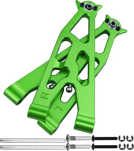 Aluminum Front Lower Suspension Arms Set for Losi Baja Rey Upgrades Parts (Black) in Kuwait