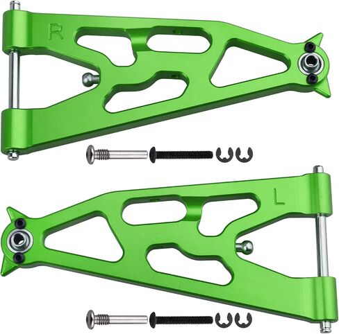 Aluminum Front Lower Suspension Arms Set for Losi Baja Rey Upgrades Parts (Black) in Kuwait