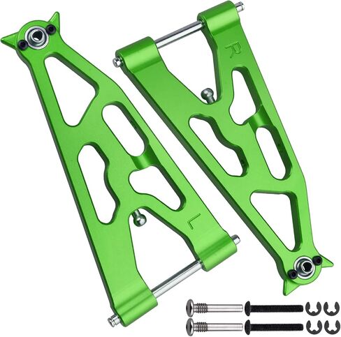 Aluminum Front Lower Suspension Arms Set for Losi Baja Rey Upgrades Parts (Black) in Kuwait