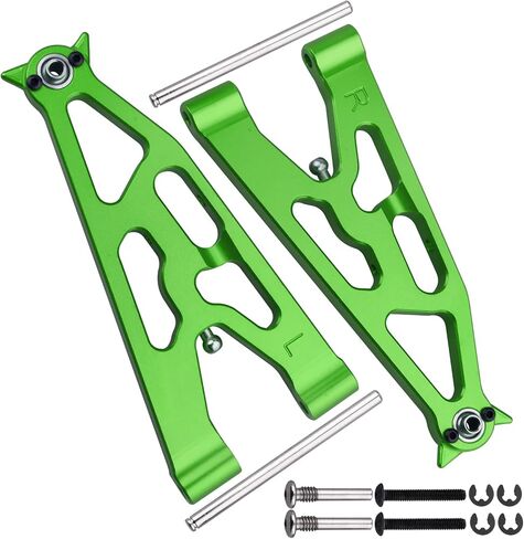 Aluminum Front Lower Suspension Arms Set for Losi Baja Rey Upgrades Parts (Black) in Kuwait