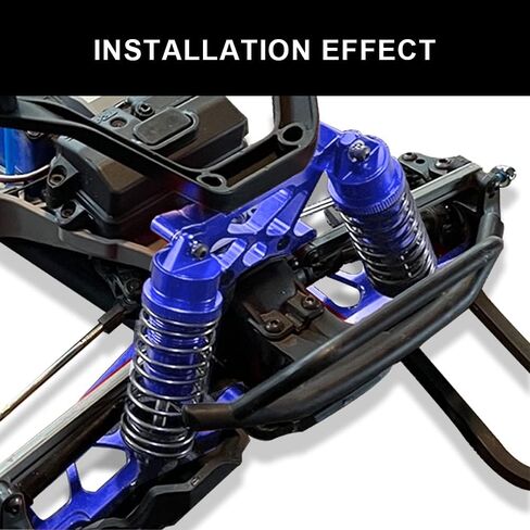 GLOBACT 4PCS Aluminum Front & Rear RC Shocks for 1/10 RC Truck Slash 2WD/4x4 shocks Rustler 4X4 Stampede 4X4 Hoss 4X4 RC Car Replace 5862 (Red) in Saudi Arabia