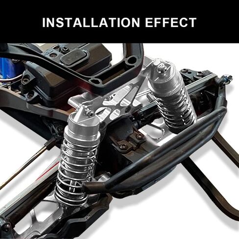 GLOBACT 4PCS Aluminum Front & Rear RC Shocks for 1/10 RC Truck Slash 2WD/4x4 shocks Rustler 4X4 Stampede 4X4 Hoss 4X4 RC Car Replace 5862 (Red) in Kuwait