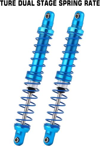 INJORA RC Shock Absorber Oil Adjustable RC Damper Set with Springs for 1/10 RC Truck Crawler Axial SCX10 TRX4 D90 (90mm) in Saudi Arabia