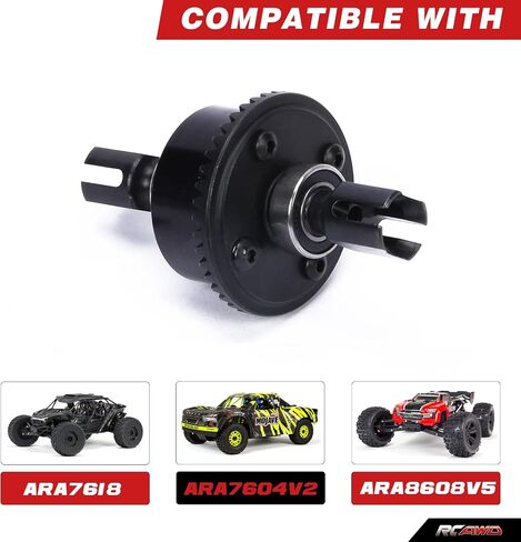 يتضمن الترس التفاضلي الأمامي والخلفي RCAWD تروسًا داخلية لـ Arrma 1/8 Talion 6s Diff 1/7 Fireteam Mojave 6s blx in Saudi Arabia