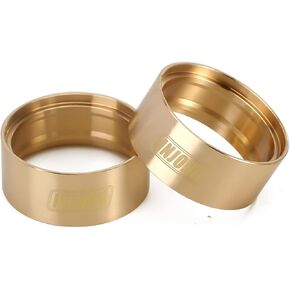 INJORA Brass Internal Beadlock Ring Clamp Ring 94g Wheel Weight Fit 1.9" Wheel Rim for 1/10 RC Crawler Axial SCX10 II 90046 TRX-4 VS4-10 SCX10 Pro Upgrade Parts