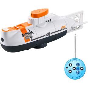 GoolRC Mini RC Submarine for Kids, LSRC-SMI Remote Control Boat Waterproof Diving Toy for Boys and Girls (Blue)