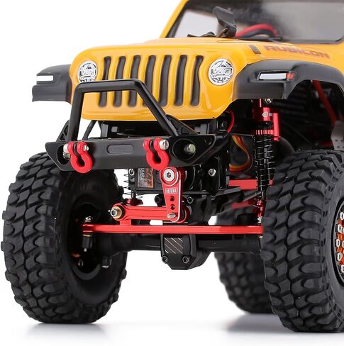 INJORA ES08MA Metal Gear Servo with Mount and Horn for SCX24 Upgrade, Black in Kuwait